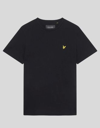 Lyle & Scott Lyle And Scott Mens Cotton Crew Neck T-Shirt - Black - Size: Regular/50