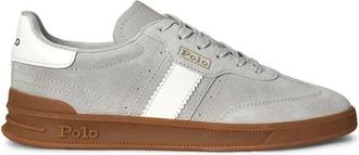 Polo Ralph Lauren Aera Sneaker - Dames - Sneakers - Grijs - 38 EU - Su&egrave;de - Schoenen