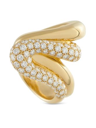 Concord 18K yellow gold diamond ring