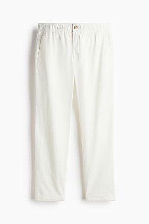 H&M Hose aus Leinenmix Regular Fit - Weiss