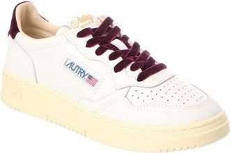 Autry Medalist Leather & Velvet Sneaker