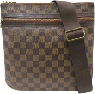 Louis Vuitton Pre-owned Cross Body Bags, female, Brown, Size: ONE SIZE Pre-owned Damier Shoulder Bag