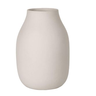 Blomus Vaso Blomus -colora- L In Gres, Moonbeam, Elegante E Decorativo Vaso Da Tavolo, Accessorio Per La Casa Che Rispetta Le Superfici (h/l/p: 20 X 14 X 14 