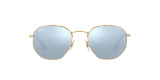 Ray-Ban RB 3548N 48 001/Z2 Rb 3548N Round Sunglasses 48, Gold