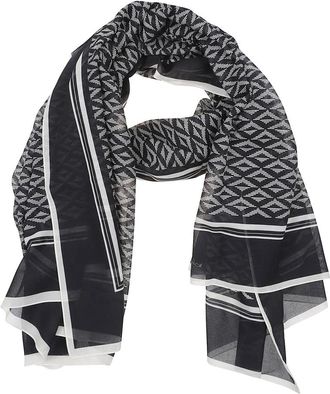 Tom Ford Cotton Asymmetrical Rhombus Pareo - Heren - Sjaals - Veelkleurig - ONE Size - Katoen - Accessoires