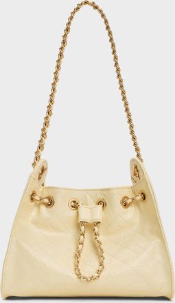 Charles & Keith Duo Quilted Drawstring Bucket Bag