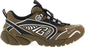 Balmain Bicolor Polyethylene Athletic Mens Sneakers