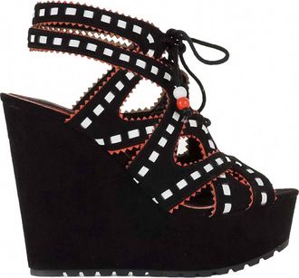 Ex&eacute; Womens Rosa Wedge Sandal In Floral