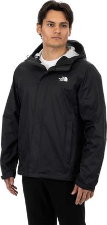 The North Face Venture Rain Jacket Mens Black Waterproof Hooded Hiking FROG631