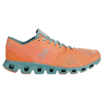 On Cloud X Synthetic Textile Mens Low Top Trainers - Orange Sea - Size:UK 11.5