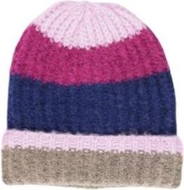Pieces Gebreide Muts - Dames - Hoeden - Veelkleurig - ONE Size - Accessoires