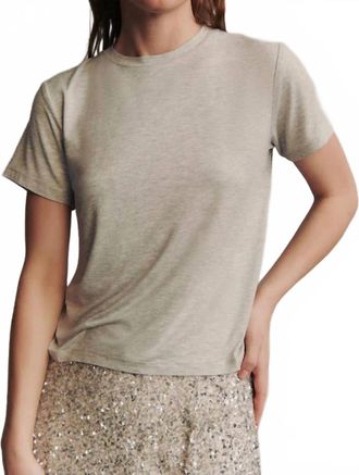 TWP His Tee In Light Heather Grey