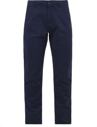 Aspesi Broeken, Heren, Blauw, 2Xl, Katoen, Cotton Gabardine Chinos