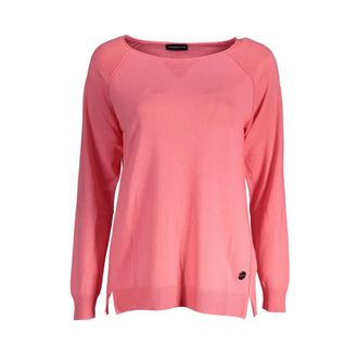 North Sails Ronde hals katoenen sweater - Dames - Ronde hals truien - Roze - XS - Katoen - Truien & Vesten