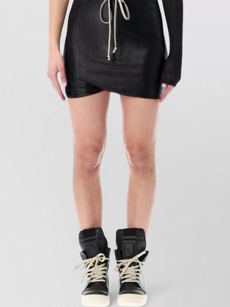 Rick Owens asymmetrical hem tailored shorts buds
