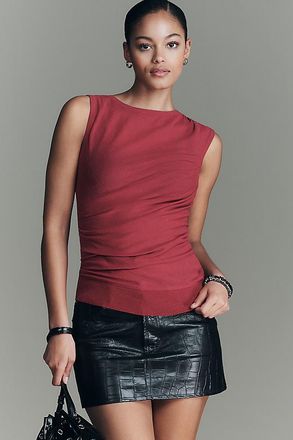 Maeve Sleeveless Twist Sweater Tank Top