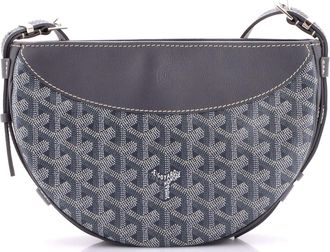 Goyard Hirondelle Shoulder Bag Coated Canvas and Leather