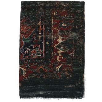 Faliero Sarti Intricate Patterned Modal-Cashmere Scarf With Fringed Edges