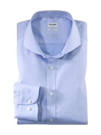 Olymp mens shirt, Level 5 Body Fit, long sleeve - Blue - 15.5