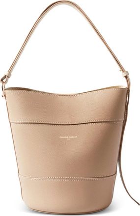 Claudie Pierlot Borsa a secchiello Solveig in pelle - Toni neutri