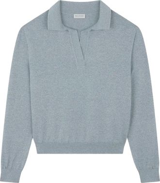 Paul & Shark wool-blend polo shirt - women - Wool/Cashmere - M - Grey