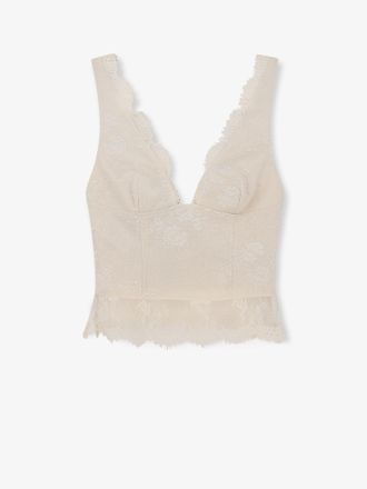 Pinko Top Janessa in lino con ricamo - PINKO - gender_Woman