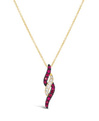 Le Vian Passion Ruby Pendant set in 14K Honey Gold