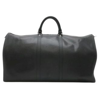 Louis Vuitton Pre-owned Weekend Bags, female, Black, Size: ONE SIZE Pre-owned Epi Boston Bag