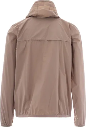 K-Way Mens Jacket Le Vrai 4.0 Claude Beige-Taupe Recycled Nylon Beige/taupe