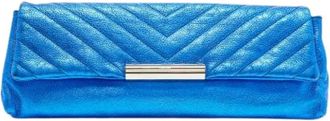 Alexander McQueen Pre-owned Clutches, female, Blue, Size: ONE SIZE Pre-owned Leather Clutch