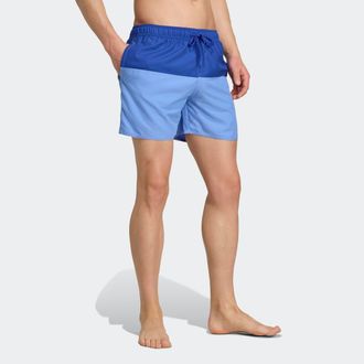 adidas Badeshorts ADIDAS PERFORMANCE CB SH 5INCH, Herren, Gr. XXL, N-Gr, blau (semi lucid blau, blau fusion), Obermaterial: 100% Polyester, Badehosen Badesho