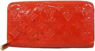 Louis Vuitton Pre-owned Wallets, female, Red, Size: ONE SIZE Pre-owned Vintage Long Wallet (bi-fold)