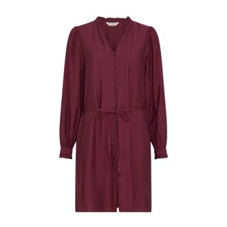 Moss Copenhagen Kleedjes, Dames, Rood, S, MSCHMyla Peninna Jurk