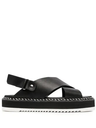 AGL Marta criss-cross sandals - Black