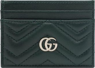 Gucci Portacarte di credito GG Marmont Gucci in nappa matelass&egrave;