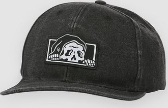Lurking Class Washed Lurker Logo Snapback Cap grey