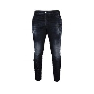 Dsquared2 Heren, Jeans, Zwart, Maat: XS Katoen