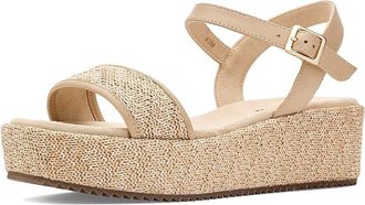Vaneli Walda Womens Sandals Nat Kaja Raffia : 9.5 N (AA), Leather/Textile