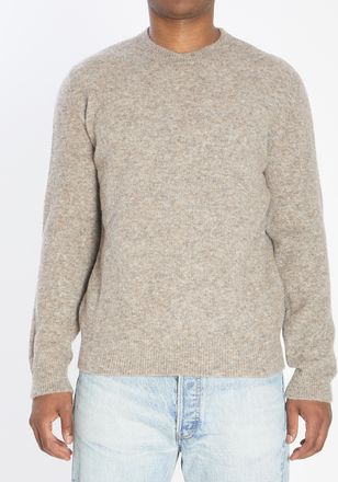 Barena Mens Rolo Narci Sweater - Grey Wool - Size X-Large