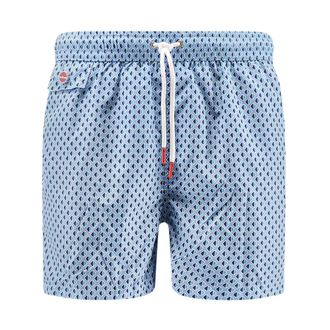 Kiton Beachwear, male, Multicolor, Size: XL Ciro Swim Shorts