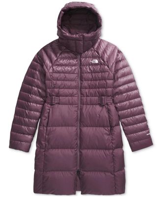 The North Face Metropolis Jacket Womens Purple 600 Down Full Zip Parka DDR3111