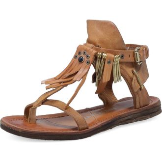 A.S.98 Raleigh Ankle Strap Sandal in Camel at Nordstrom, Size 10.5-11Us