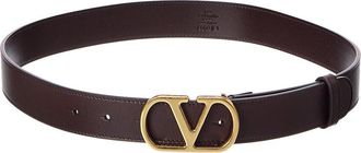 Valentino Vlogo Leather Belt