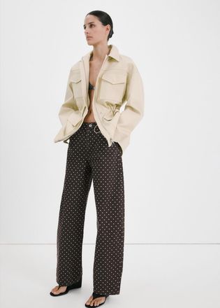 Mango Jeans balloon pois cioccolato - Donna - 36 - MANGO