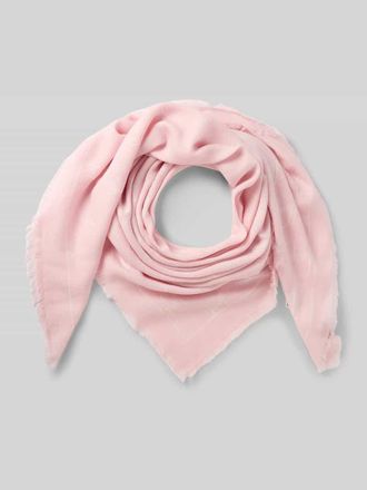 HUGO BOSS Tuch aus Modal-Baumwoll-Mix Modell ALYCIA_120*120 in Beige, Gr&ouml;&szlig;e 1