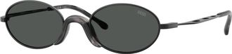 Diesel Dl 1023T Zonnebril - unisex - Zonnebrillen - Zwart - 48 MM - Accessoires
