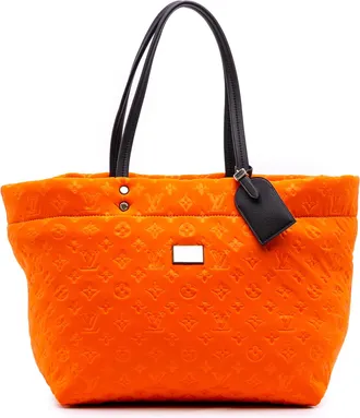 Louis Vuitton Pre-owned Womens Onthego Tote Bag - Orange Textile - One Size
