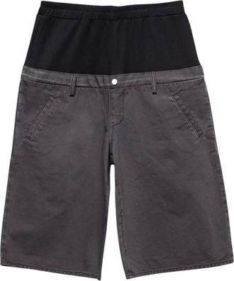 Spencer Badu Pantaloni corti con cavallo basso - Grigio