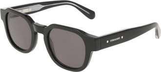 Ferragamo SF2146S 001 Mens Sunglasses Black Size 49