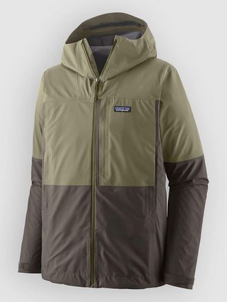 Patagonia Boulder Fork Rain Jas groen